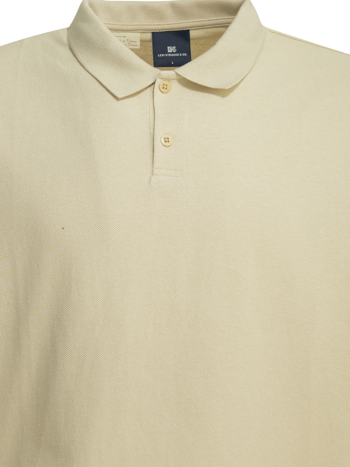 Levi's "Levi's Blue Tab" Polo shirt with buttons - Beige
