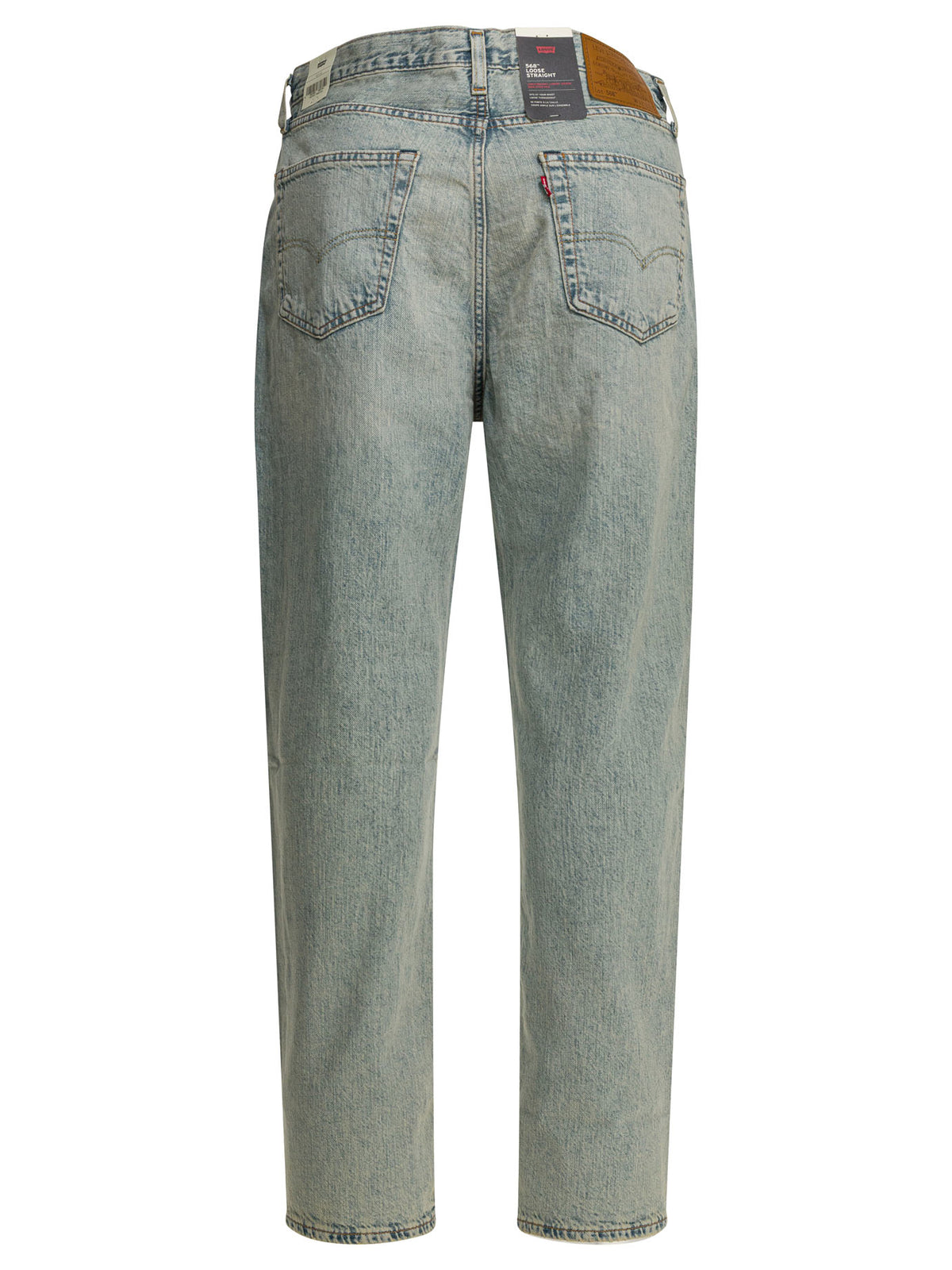 Levi's "568 Loose Straight" Straight Leg Jeans - Light Blue