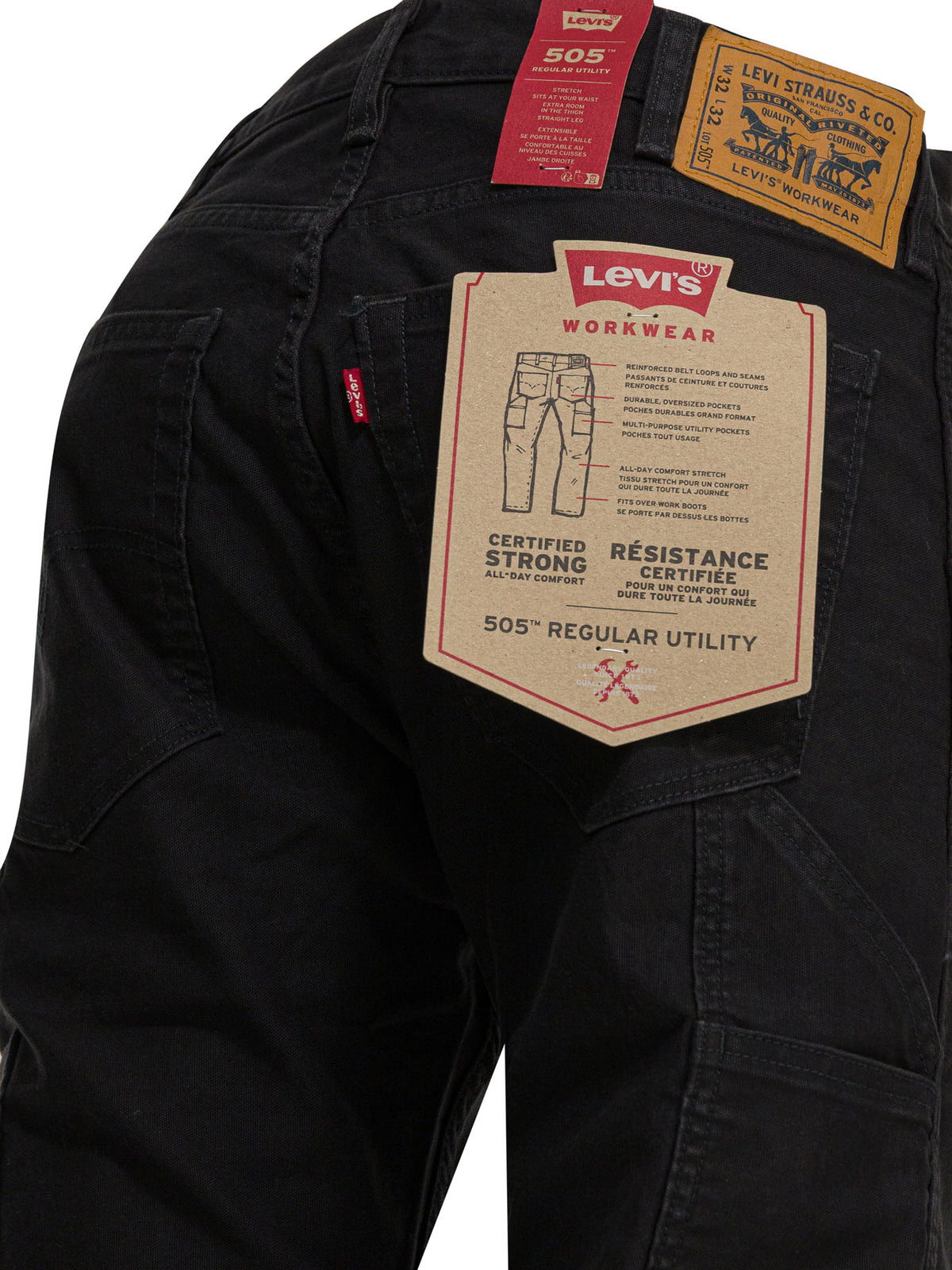 Levi's "505™" straight leg jeans - Black