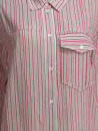 Marant Étoile Striped chemisier dress - Red