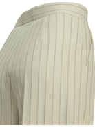 Max Mara Tailored pinstripe pants - White