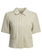 Max Mara Pinstripe blazer - White