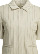 Max Mara Pinstripe blazer - White