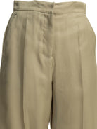 Max Mara Pianoforte Silk tailored pants - Beige