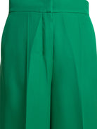 Max Mara Pianoforte Silk tailored pants - Green