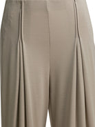 Max Mara Pure Wool jersey pants - Beige