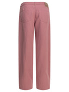 Max Mara Studio Casual cotton linen pants - Pink