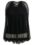 Max Mara Sportmax Sleeveless mesh top - Black