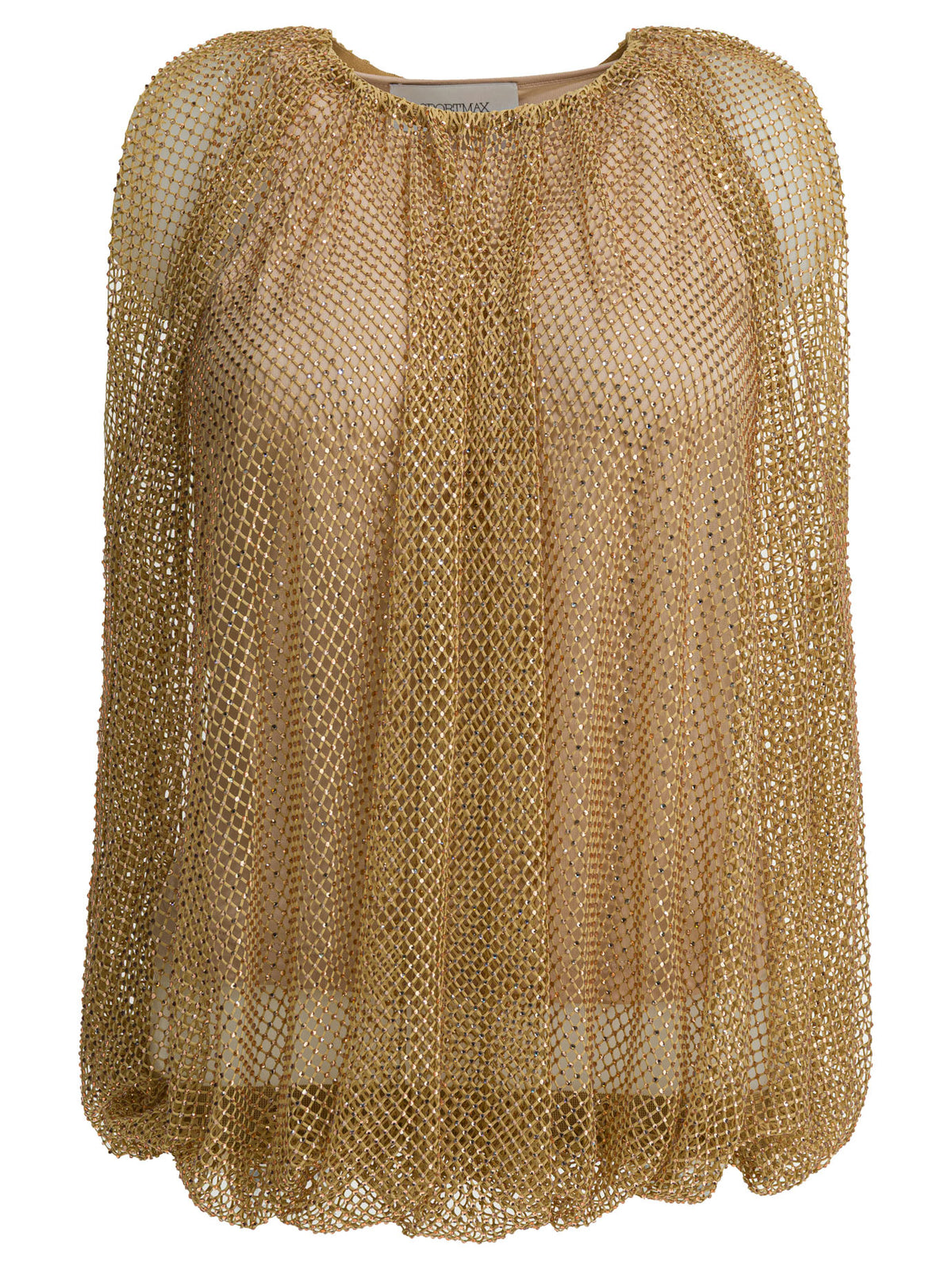 Max Mara Sportmax Sleeveless mesh top - Gold