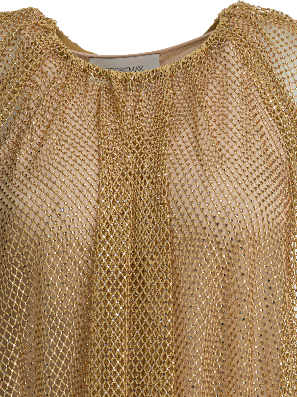 Max Mara Sportmax Sleeveless mesh top - Gold