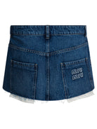 Miu Miu Denim miniskirt - Blue