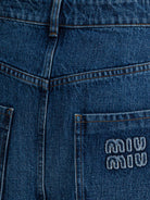 Miu Miu Denim miniskirt - Blue