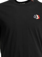 Moncler Crew-neck T-shirt with logo - Blue