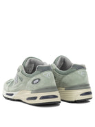 New Balance "Made in UK 991v2" Low-Top Sneakers - Green