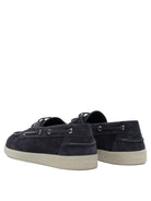 Prada Suede lace-up loafers - Blue
