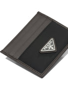 Prada Re-Nylon "Speedrock" Card Holder - Black