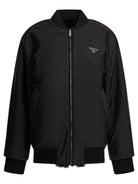 Prada Re-Nylon Reversible Bomber Jacket - Black