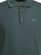 Prada Virgin wool polo shirt with logo - Green