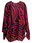 Pucci "Marmo" Short caftan dress - Pink