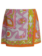 Pucci "Angoli" Wrap Skirt - Multicolour