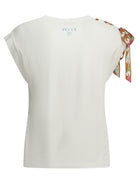 Pucci Crew-neck T-shirt with printed detail - White