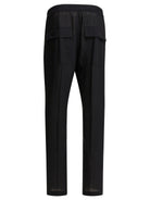 Rick Owens "Drawstring Slim Long" Pants - Black