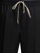 Rick Owens "Drawstring Slim Long" Pants - Black