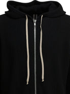 Rick Owens "Temple" zippered sweater - Black