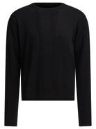 Rick Owens Virgin wool crewneck sweater - Black