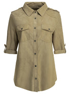Salvatore Santoro Casual suede shirt - Beige