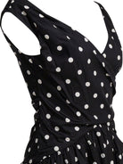Self-Portrait Short flared dress - Black