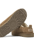 UGG "Classic Micro" Pull-On Ankle Boots - Brown