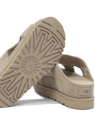 UGG "Goldenstar Hi Cutout" Slides - Beige