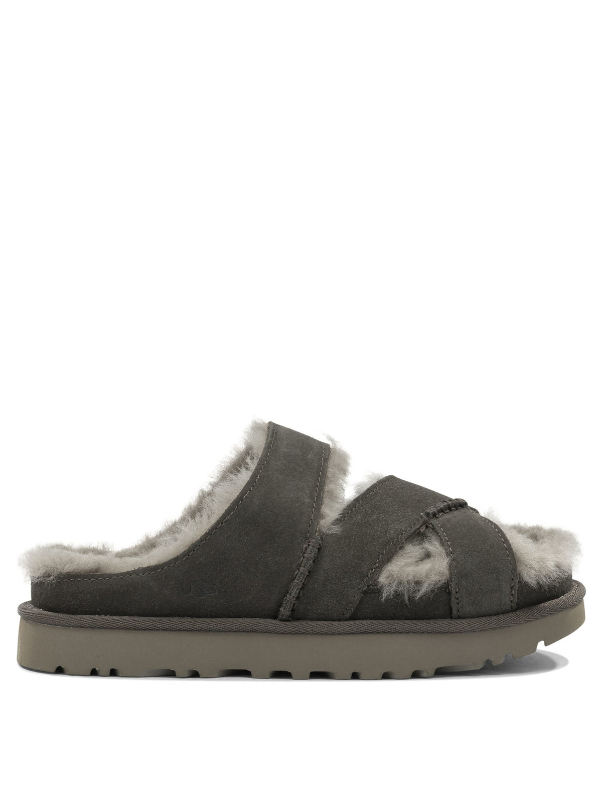 UGG "Greenport Cross Strap" Slide - Brown
