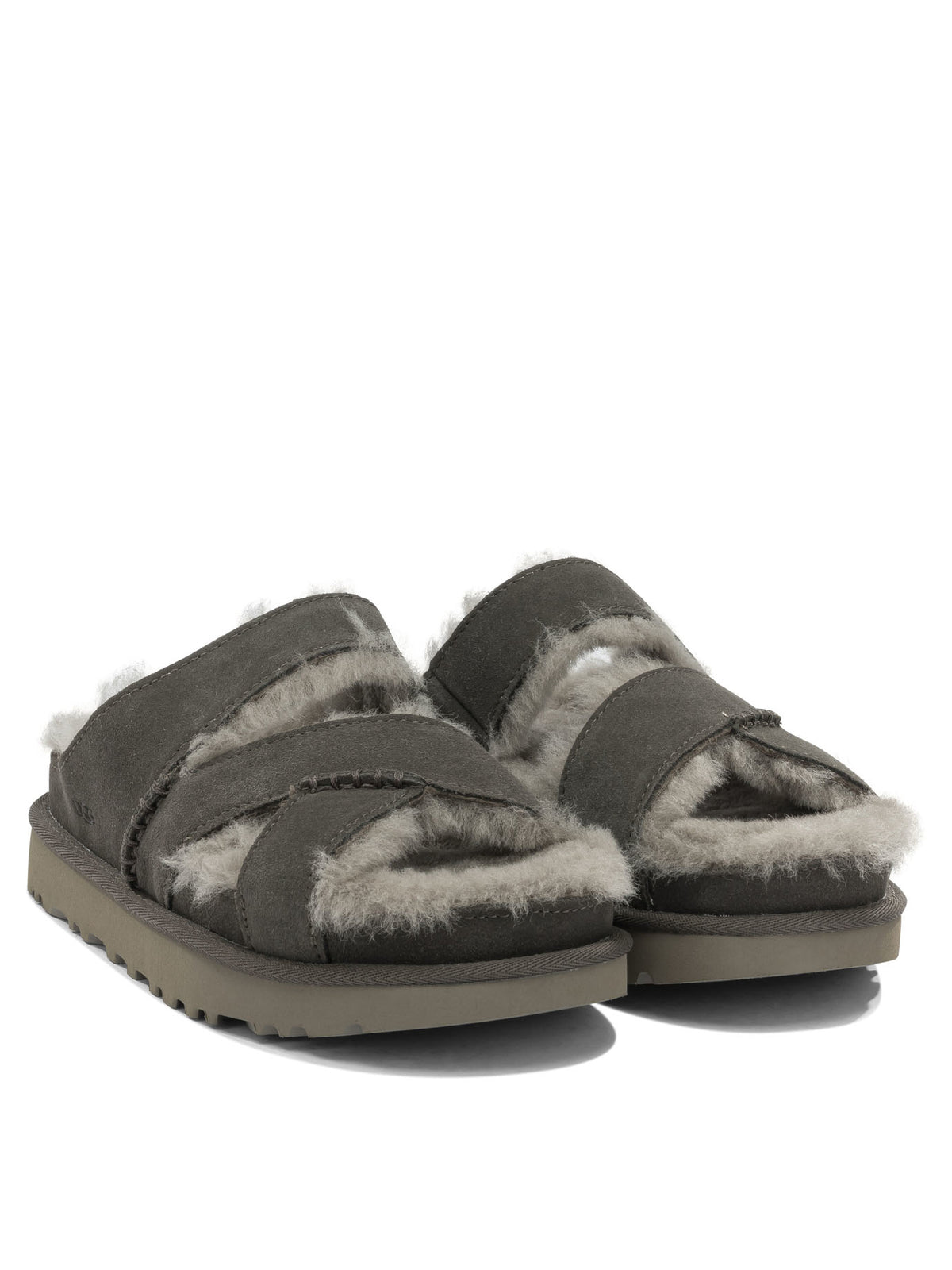UGG "Greenport Cross Strap" Slide - Brown