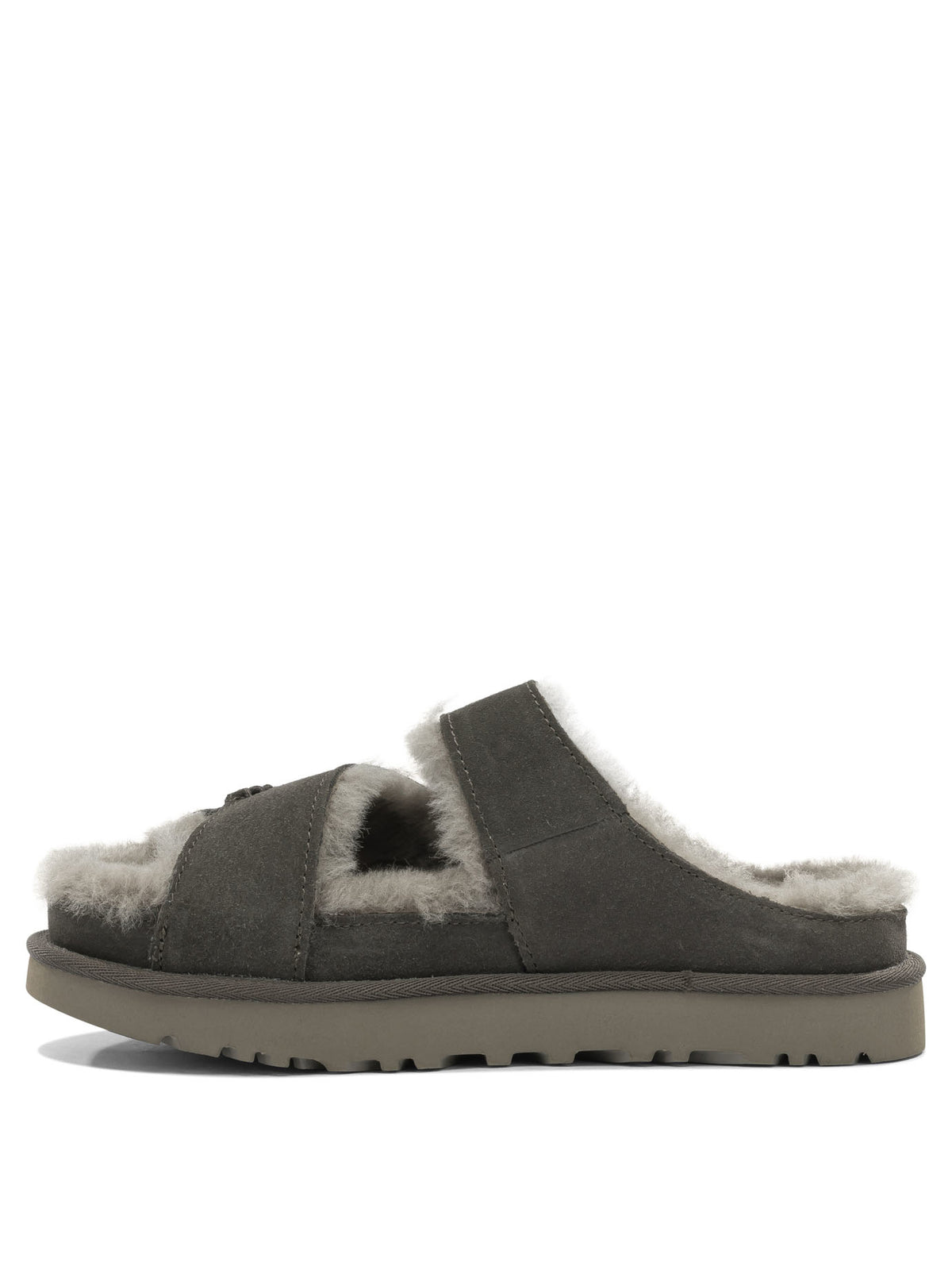 UGG "Greenport Cross Strap" Slide - Brown