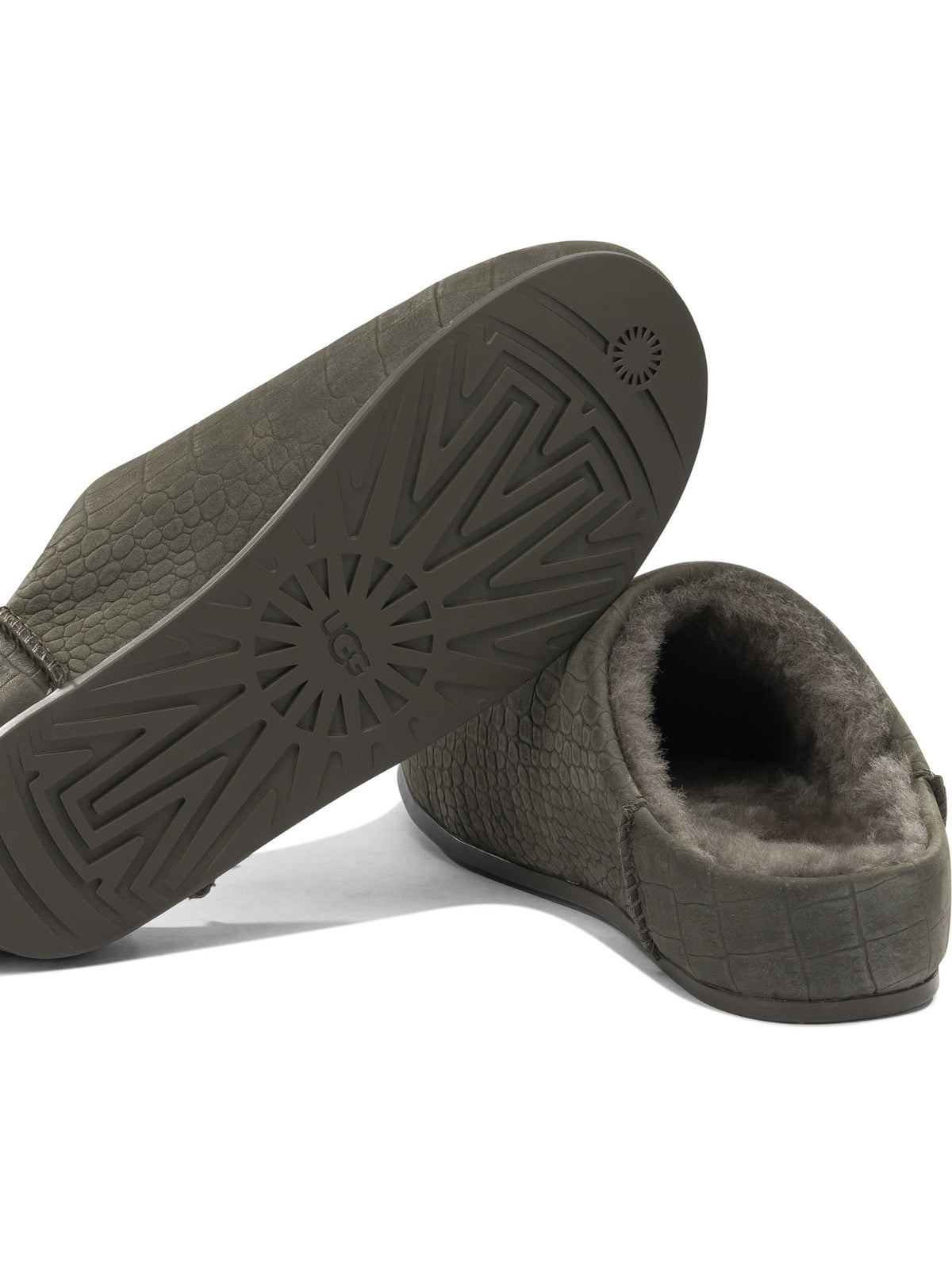 UGG "Elea Embossed" slippers - Brown