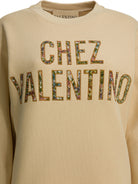 Valentino "Chez Valentino" crewneck sweatshirt - Beige