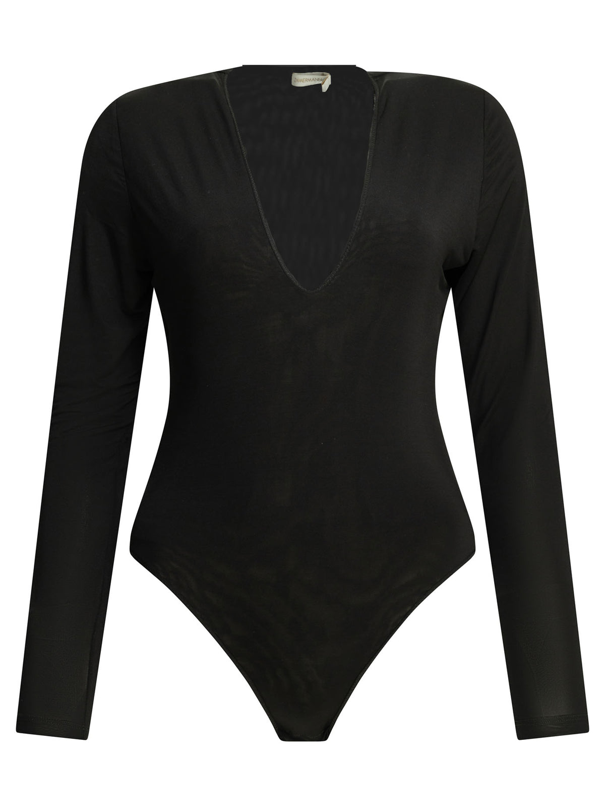 Zimmermann Long-sleeved bodysuit - Black