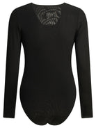 Zimmermann Long-sleeved bodysuit - Black