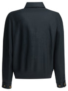 Brunello Cucinelli Lightweight jacket made of a silk-linen blend - Blue