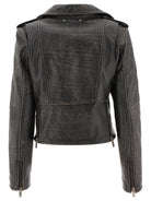 Golden Goose "Chiodo Destiny" Leather jacket - Black