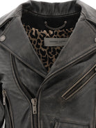 Golden Goose "Chiodo Destiny" Leather jacket - Black
