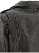 Golden Goose "Chiodo Destiny" Leather jacket - Black