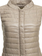 Herno Ultra-light nylon sleeveless jacket - Beige