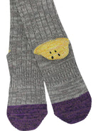 Kapital "Rainbowy Happy Heel" Socks - Grey