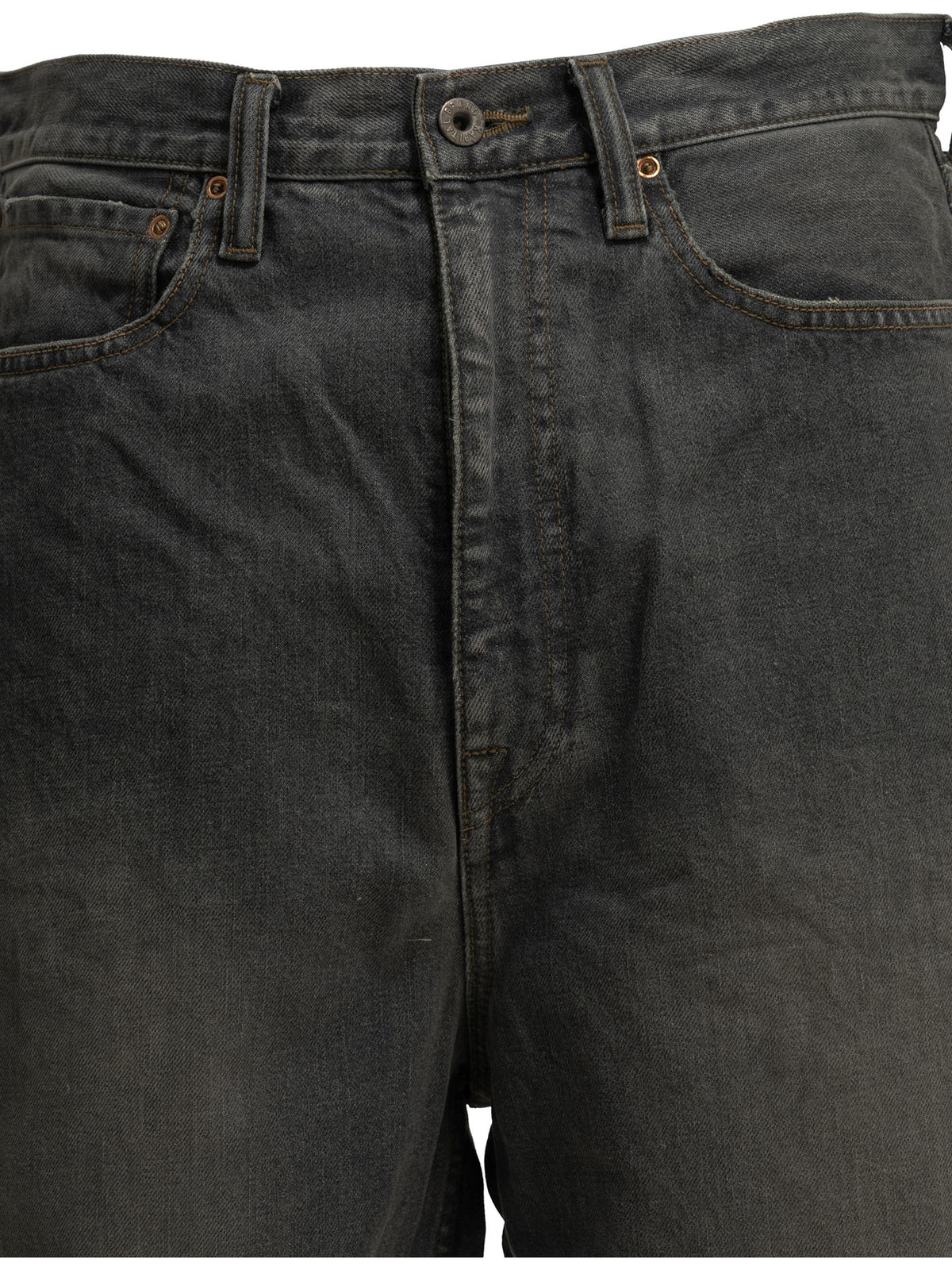 Kapital "Bone" Five-Pocket Shorts - Black