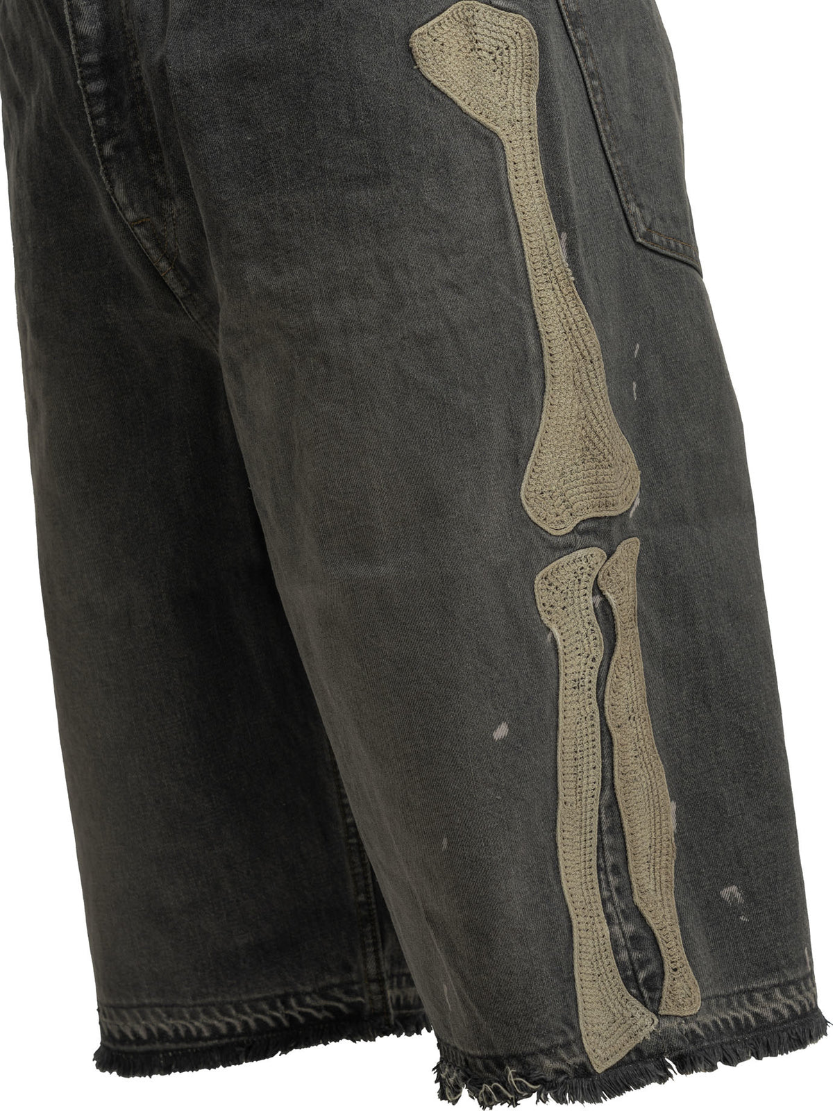 Kapital "Bone" Five-Pocket Shorts - Black