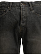 Kapital "5P Monkey Cisco Studs" Straight-Leg Jeans - Black
