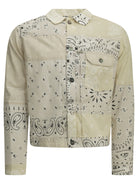 Kapital "Bandana Patchwork" Lightweight Jacket - Beige